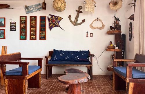 Chuburna Puerto House | Casa frente al mar, 6 Personas, Terraza y Bar con acceso al mar