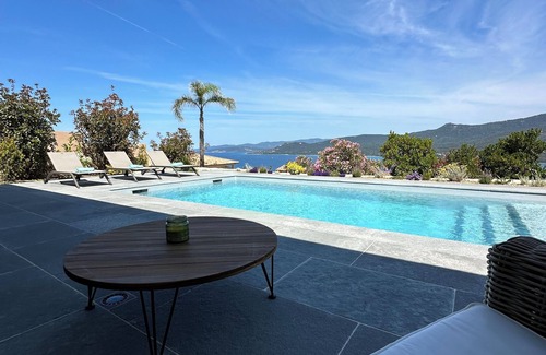Propriano Villa | Casa Lea Villa Contemporaine Piscine vue mer