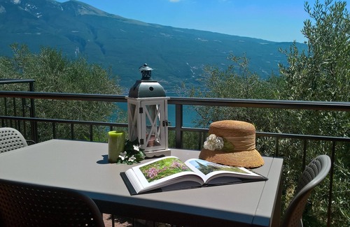 Oldesio Apartment | Casa Maffei PLUS apartment 4, 1st floor, balcony with wonderful lake view, garden