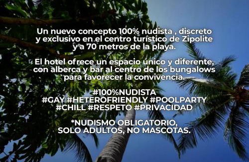 San Pedro Pochutla Hotel | Casa Nudista - LGBT Hotel