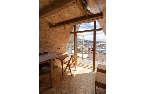 San Juan Cabin | Casa Parásito, Tinyhouse Sobre Terraza Privada Junto Centro Arte Contemporáneo