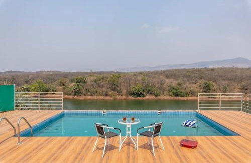 Wadgaon Villa | Casa Paun by StayVista - A lake-view villa with Infinity pool, Modern interiors & an amphitheatre