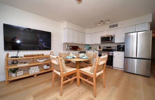 Fort Myers Beach Condo | Casa Playa Resort #703 Beach Front - "Sunset Siesta"