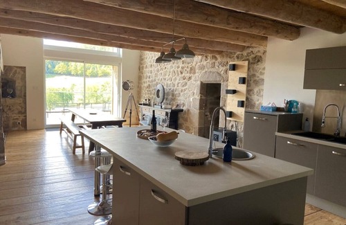 Vaudevant Other | Casariou Les Bernards Villa Ardeche, nordique bath, infinity pool,billiard,view