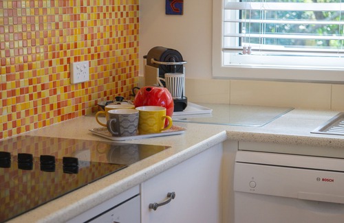 Macmasters Beach House | Castaway Macmasters Beach | Opposite beach path | Pet friendly & Fireplace
