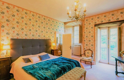 Thonac Other | Castle perched 25m above the river, swimming pool & park, stove option