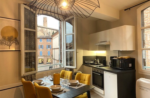 Albi Apartment | Cathedral Aparthotel historic center cathedral view