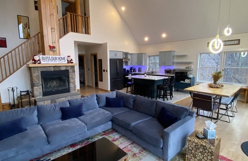 Margaretville House | Catskills Getaway Home W/Hot tub, Game room, fire pit and basketball court