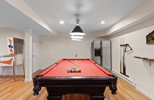 Margaretville House | Catskills Getaway Home W/Hot tub, Game room, fire pit and basketball court