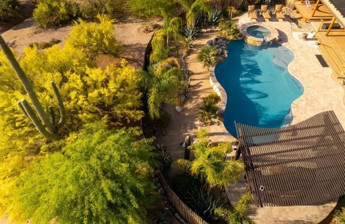 Desert View Village House | Cave Creek Healing House Heated Pool Desert Oasis