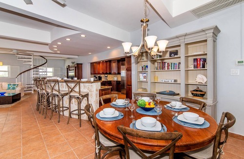 Gun Bay House | Cayman Castle: Gated Family Estate w/Infinity Pool, Private Beach, Free Kayaks