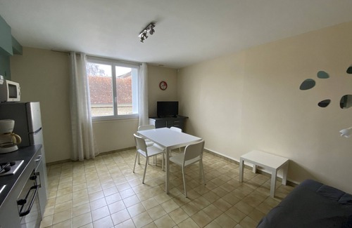 La Roche-Posay Apartment | Central 1BR Apartment with Wi-Fi and Laundry, Near Shops & Thermal Baths