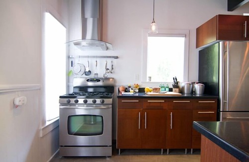 Santa Barbara House | Central A/C, heat, Fireplace, Off-Street Parking, fenced yard
