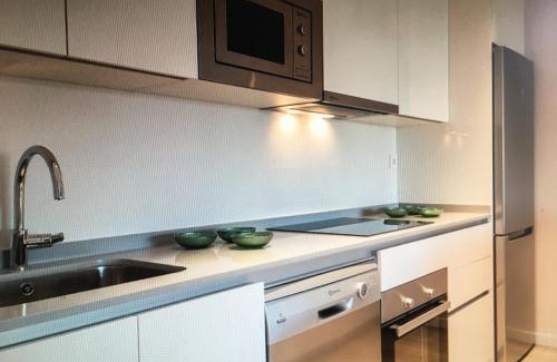 Estepona Apartment | central bright apartment, community pool and own private pool on splendid terrace, garage, beach 900m, mountains 200m