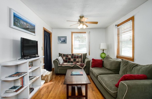 Spenard House | Central dog-friendly cabin with enclosed yard, deck, WiFi, & washer/dryer