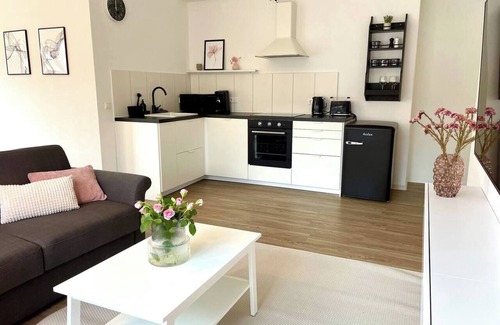 Bad Rothenfelde House | Central oasis of peace with veranda & parking, Zentrale Ruheoase mit Veranda & Parkplatz (