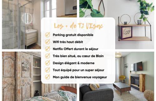 Blain Apartment | Centre-ville - Fibre - Netflix - T2 L'ISAC