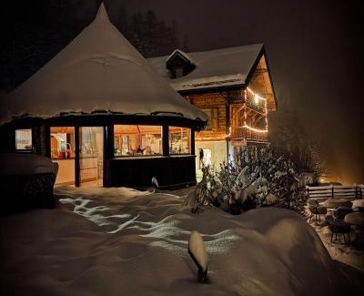 Chamoson Ski Chalet | Chalet 4 Saisons with jacuzzi - Ovronnaz