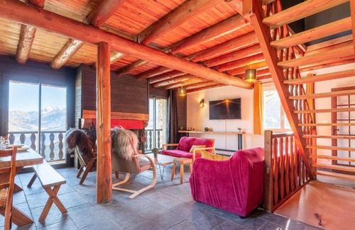 Saint-Lary-Soulan Ski Chalet | Chalet authentique à Soulan - Confort moderne, cheminée, brasero et vues superbes - FR-1-296-349