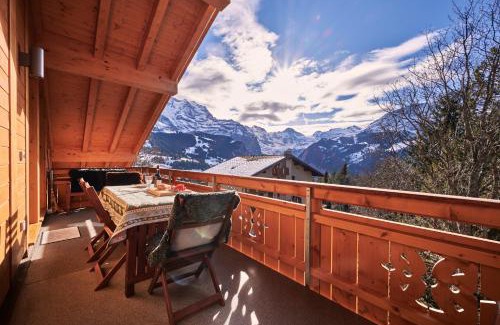 Wengen Apartment | Chalet Bergfrieden Penthouse