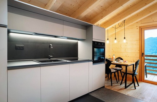 Frassilongo Ski Chalet | Chalet 'Bio Maso Nido Verde' with Mountain View and Balcony