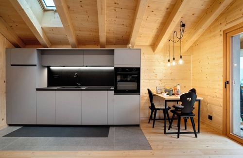 Frassilongo Ski Chalet | Chalet 'Bio Maso Nido Verde' with Mountain View and Balcony