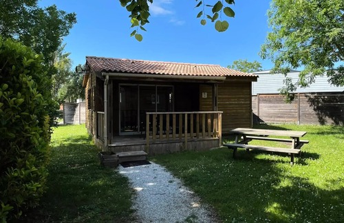 Soreze Ski Chalet | Chalet Bois Premium 31m2 - 2 Schlafzimmer - überdachte Terrasse - TV - LV - Klimaanlage 6 Personen