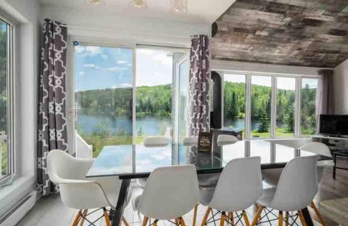 Entrelacs Ski Chalet | Chalet Bouleau, Spa, Lac, foyer