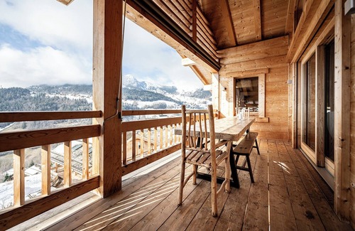 Le Grand-Bornand Ski Chalet | CHALET CELESTE 5* - 250m2, with jacuzzi & sauna, 200m to slopes, stunning view