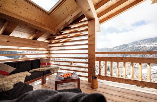 Le Grand-Bornand Ski Chalet | CHALET CELESTE 5* - 250m2, with jacuzzi & sauna, 200m to slopes, stunning view