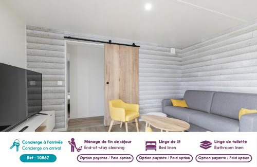 Bretignolles-sur-Mer Ski Chalet | Chalet climatisé pour 6- Piscine commune chauffée