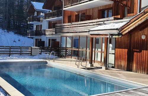 Les Orres Ski Chalet | Chalet de standing avec piscine, sauna et hammam - 6/7 pers, au pied des pistes Les Orres 1800 - FR-1-322-434