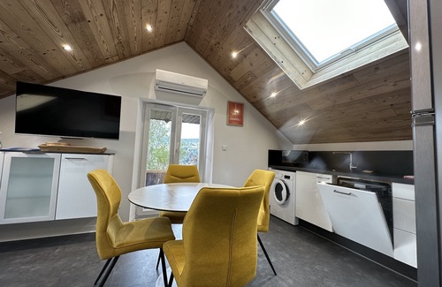 Gerardmer Ski Chalet | CHALET DJANGO, LAKE VIEW, AIR-CONDITIONED, BALCONY, MOTORCYCLE ROOM, SLEEPS 4, GERARDMER