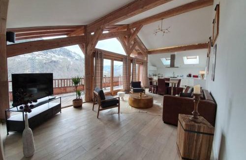 Sainte-Foy-Tarentaise Ski Chalet | Chalet entier 110m2 avec vue et sauna à 10 min des pistes