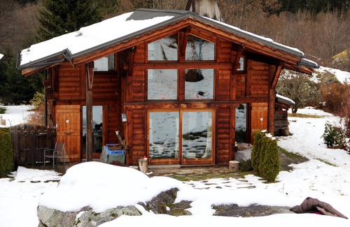 Les Bossons Ski Chalet | Chalet Essendilène: breathtaking view of the Aiguille du Midi