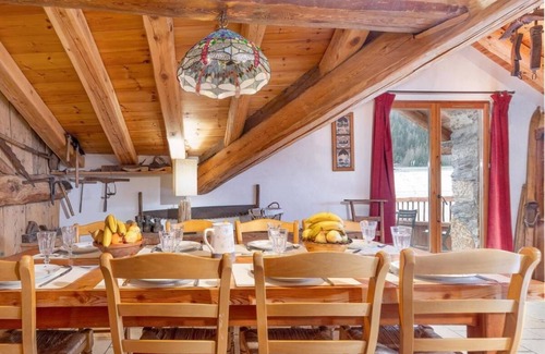 Nancroit Ski Chalet | Chalet, fitness, sauna, balcony, fireplace or stove, parking, tv, 125m², Peisey-Vallandry
