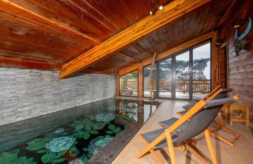 Saint-Etienne-de-Tinee House | Chalet Gemme - Magnifique chalet piscine sauna