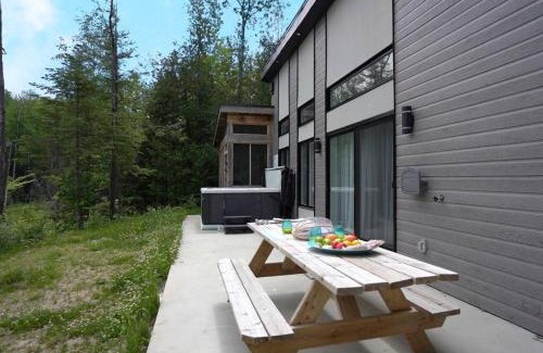 Chertsey Ski Chalet | Chalet L'Hérisson (Modern, Spa, BBQ, waterfront)