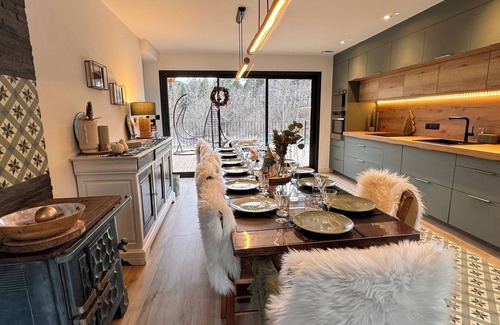 Formigueres Ski Chalet | Chalet "le F "new &cosy, in the heart of the village, opposite the family playground,