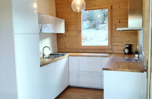 Allos Ski Chalet | Chalet mountain view, Les Portes du Lac