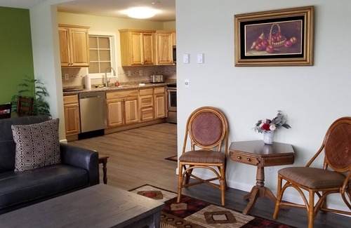 Seward Condo | Chalet of Seward, Ste B: Ocean & Mountain View (980 SF)