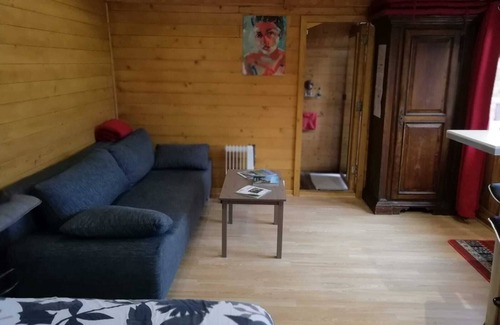 Luceram Ski Chalet | Chalet on Stilts with private pool and access Spa in winter.