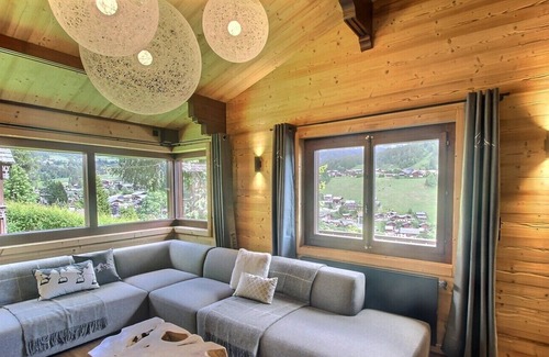 Les Gets Ski Chalet | Chalet prestige, 4 stars, close to slopes and center, breathtaking view