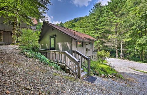 Roan Mountain House | Chalet Retreat Cozy Cabin with On-Site Creek!