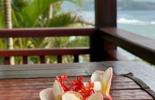 Anse Royale Ski Chalet | Chalets BougainvillenOne-Bedroom Chalet with Sea View