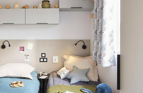 Eymouthiers House | Chambon Gorges Campsite* - Mobile home Loggia Premium 3 rooms 4 people Air-conditioned