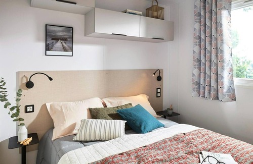 Eymouthiers House | Chambon Gorges Campsite* - Mobile home Loggia Premium 3 rooms 4 people Air-conditioned