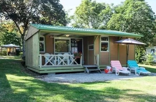 Eymouthiers Ski Chalet | Chambon Gorges Campsite* - Espace Classic 4-room chalet for 6 people with air conditioning
