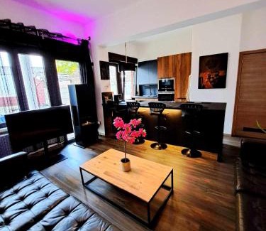 Liege House | chambre avec 2 lits séparé dans une maison l'hote