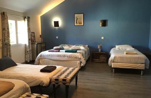 Heugas Bed & Breakfast | Chambre d'hôtes Maison des 5 Fleurs